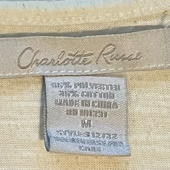 Y2K Charlotte Russe Floral Embellished White Tank Top - Picture 3 of 5